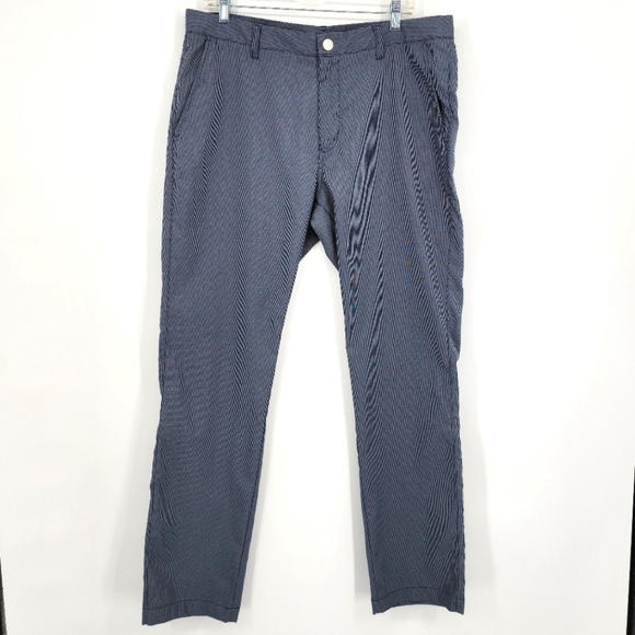 Bonobos Other - Bonobos Golf Pants Houndstooth Navy Blue Gray 36/32 Slim